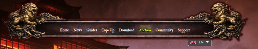 General Auction Menu